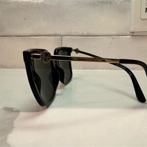 Tory Burch Black and Gold Sunglasses